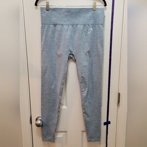Gymshark Light Blue Seamless Leggings